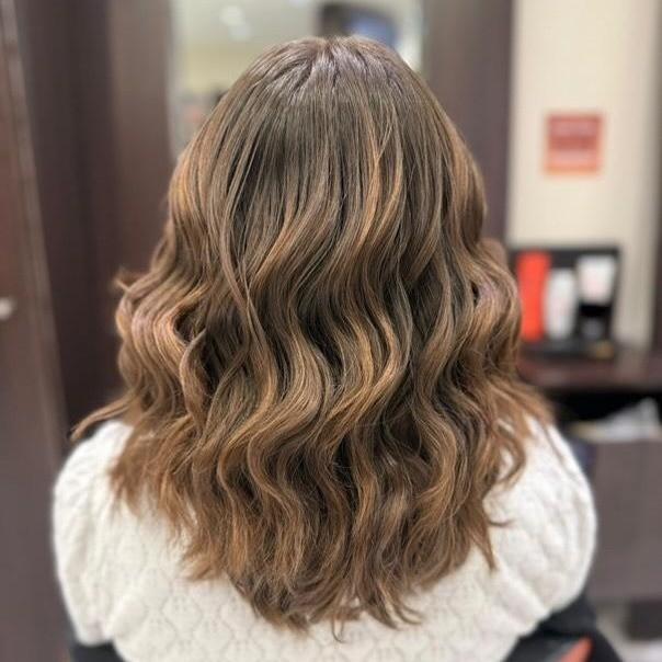 Brown hair